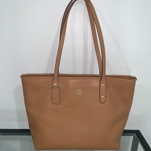 Coach Zip Top Tote Bag